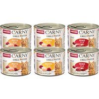 Animonda Carny Single Protein Adult Trial Pack 6 x 200g - Mixed Pack
