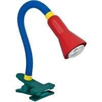 Trio Lighting Colourful table lamp COLEUR with clamping foot