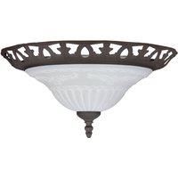 Trio Lighting RUST ceiling light in an antique design