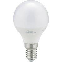 Trio Lighting E14 3.5W golf ball LED bulb, warm white, opal