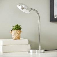 Reality Leuchten Chrome LED table lamp Rennes