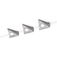 Trio Wandleuchte Wandspot nickel matt LED mit Schalter 3W Wandlampe