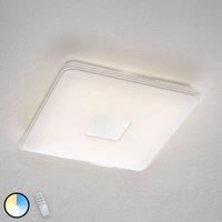 Trio Lighting Remote-control angular LED ceiling light Samurai