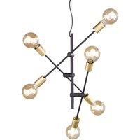 Cross pendant light with a minimalist design