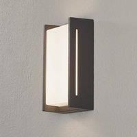 Trio Leuchten 227360142 Indus A+ LED Outdoor Wall Light, Aluminium, 8.5 Watt, Integrated, Anthracite, 7.2 x 12.9 x 23.3 cm