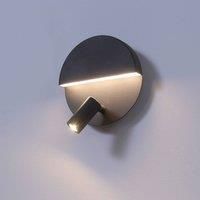 Trio Lighting Mario LED wall light with a pivotable spotlight
