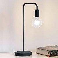 Trio Lighting Diallo table lamp, no lampshade, matt black