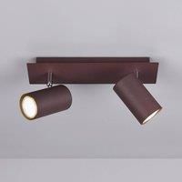 Trio Leuchten Marley 802400224 Ceiling Light Metal Rust-Coloured 1 x GU10