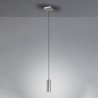 Trio Leuchten Marley 312400107 Pendant Light Metal Matt Nickel with 1-Bulb Pendant Not Includes 1 x GU10