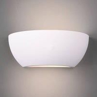 Trio Leuchten Roma 201000101 Wall Light Plaster White 1x E14