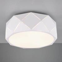 Trio Leuchten Ceiling Light, Metal, Matte White