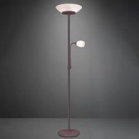 Gerry floor lamp in rust colours