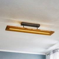Brad LED ceiling light made of wood