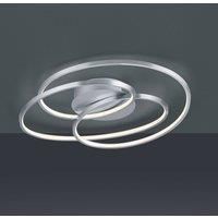 Trio Lighting Gale LED ceiling lamp, 60 cm, matt nickel