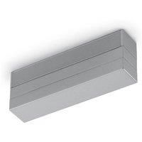 Trio Lighting DUOline universal power feed, two-circuit titanium