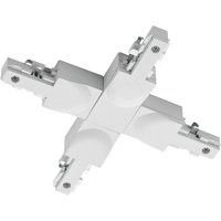 Trio Lighting X-connector for DUOline 2-circuit track matt white