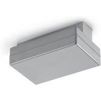 Trio Lighting Flex power feed for DUOline rail, titanium