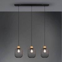 Reality Leuchten Calimero hanging light cage look 3-bulb