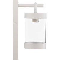 Trio Leuchten Sambesi 204160131 Outdoor Wall Light Die-Cast Aluminium White Matt Acrylic Clear Exclusive 1x E27 Twilight Sensor