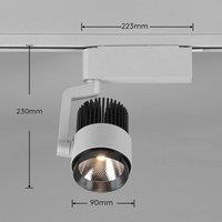 Trio Lighting LED track spotlight Radiator for DUOline, titanium matt, CCT