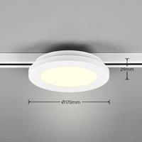 Trio Lighting Camillus DUOline LED ceiling lamp , 17 cm, white