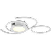 Trio Lighting Jive LED ceiling light, 50 cm, matt white