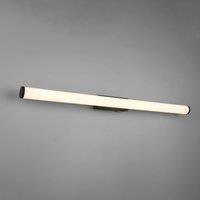 Trio Leuchten Mattimo 283270332 LED Bathroom Wall Light Metal Black Plastic White Includes 8.6 Watt LED