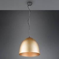 Reality Leuchten Tilda pendant light, one-bulb, brass, 40 cm