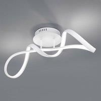 Reality Leuchten Perugia LED ceiling light, switch dimmer, white