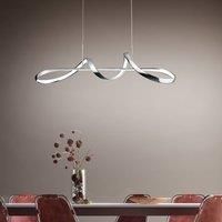 Reality Leuchten Perugia LED pendant light, switch dimmer, chrome