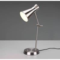 Reality Leuchten Enzo desk lamp, one-bulb, nickel