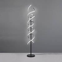 Trio Lighting Sequence LED floor lamp, dimmable CCT aluminium