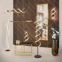 Trio Lighting Sequence LED floor lamp, dimmable, CCT, brass