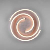 Trio Lighting LED ceiling light Caya, dimmable, aluminium