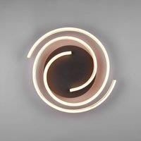 Trio Lighting LED ceiling light Caya, dimmable, brass