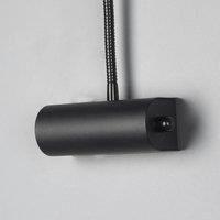 Trio Leuchten Curtis 279770132 LED Wall Light Metal Black Matt with 4 Watt LEDs/Dimmer/Flex Arm