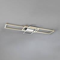 Trio Lighting Irvine LED ceiling light, CCT, dimmable, brass