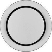 Reality Leuchten Atria R67041032 LED Ceiling Light Plastic White/Black with 16 Watt LEDs Dimmable Remote Control Starlight Effect