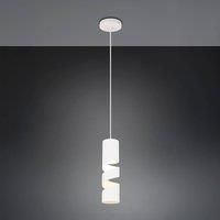 Trio Leuchten Stream 364000131 Pendant Light, Metal, Matt White, Excl. 1x GU10