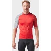 GORE Wear C5 Men's Cycling Short Sleeve Jersey, M, Red/White