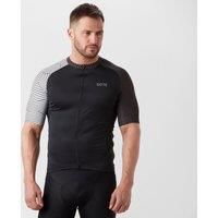 GORE Wear C5 Men/'s Cycling Short Sleeve Jersey, M, Black/White