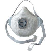 Moldex 3405 12"Air Plus" FFP3 R D Respiratory Mask with Air Valve - White