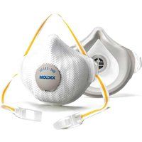 Moldex 3408 Reusable Mask Air Plus ProValve R D Valved Face Masks Box of 5