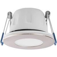 MEGAMAN LED recessed spotlight Tego Slim, 10-pack, 4,000 K, nickel