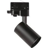 MEGAMAN LED spot Marco 2 Mini, three-circuit track, black, 2,800K
