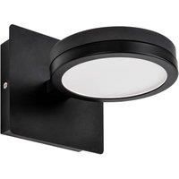 LIGHTME Aqua down LED wall light 1-bulb black