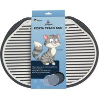 Litter Box Rug - Soft Touch Track Mat - Silver