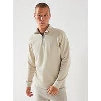 BOSS Men/'s Zetrust Sweatshirt, Light Beige271, L