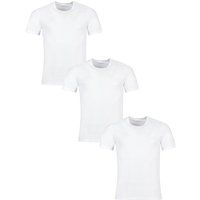 BOSS Men's RN 3P CO T-shirt, Pack of 3, White (White 100), Large