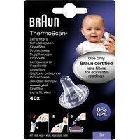 40 Lens Filters Braun-Hillrom Thermoscan Probe Covers made by Welch Allyn
